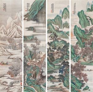 Landscape (+ 3 Others; 4 Works) by Peng Yang