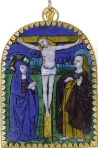 Crucifixion, With The Virgin And St. John by Leonard Nardon Penicaud