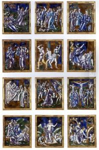 Passion Of The Christ (set Of 12; Workshop Of Leonard Nardon Penicaud) by Leonard Nardon Penicaud