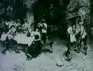 Cavaliers Merrymaking by Domenico Pennachini