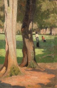 Passeggiando Nel Parco by Giuseppe Pennasilico