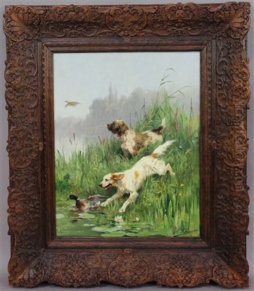 Chiens De Chasse Apres Les Canards - view 1