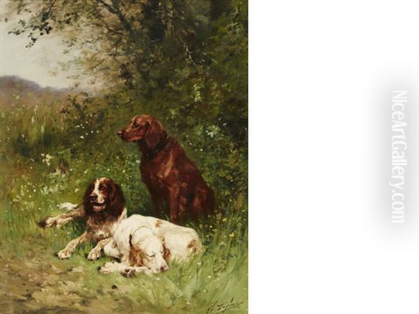 Gun Dogs At Rest (pair) - view 1