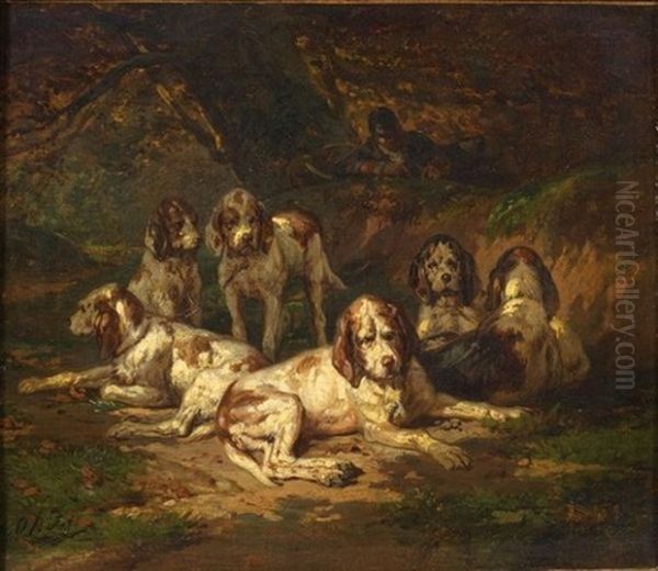 Chiens Au Repos - view 1