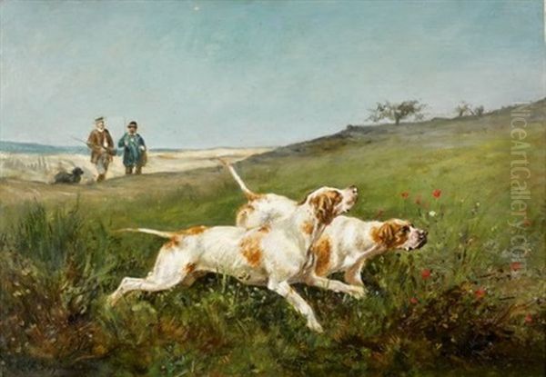 Deux Chiens De Chasse - view 1