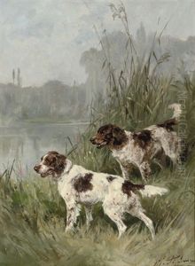 Two English Springer Spaniels On The Watch