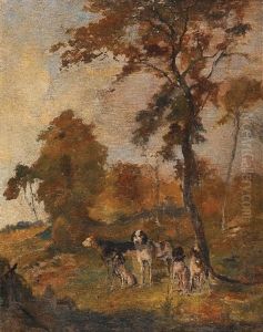 Limiers A L'oree Du Bois (study)