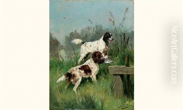 Deux Chiens De Chasse - view 1