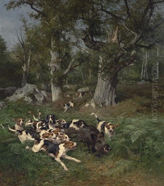 The Boar Chase - view 1