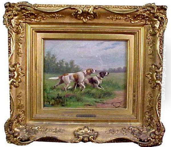 Springer Spaniels On Point - view 1