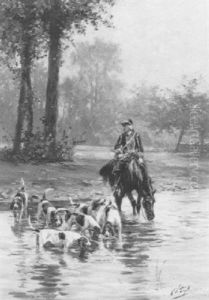 Meute Et Valet A Cheval by Olivier de Penne