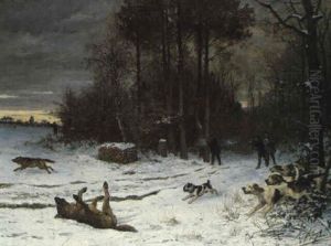 La Chasse Aux Loups by Olivier de Penne