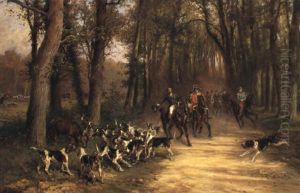 La Chasse Du Duc D'orleans A Chantilly