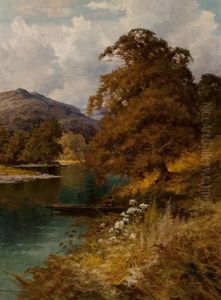 A Quiet River Scene Near Barmouth