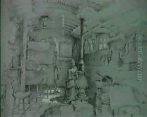 In The Ma'sh by Joseph Pennell