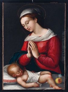Madonna Con Il Bambino by Giovanni Francesco Penni