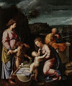 Heilige Sippe by Giovanni Francesco Penni