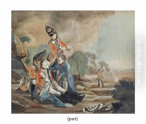 The Death Of General Wolfe (2 Works) by Edward Penny