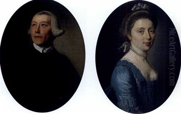 Robert Graves, Printseller (+ Portrait Of Mrs. Graves; Pair) - view 1
