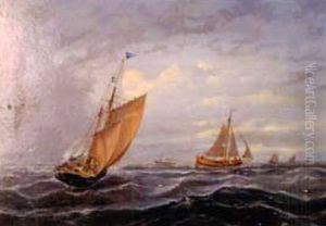 Shipping On Rough Seas by William Daniel Penny