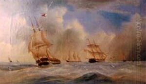 Shipping In Rough Seas by William Daniel Penny