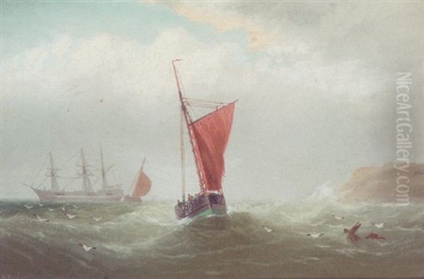 Shipping Off The Coast - view 1