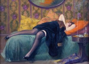 Le Repos Du Mannequin by Albert Joseph Penot