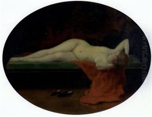 Le Paravent De Laque Noir by Albert Joseph Penot