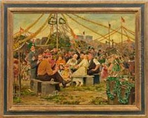 Frohliches Maifest Inberlin by August Blunck