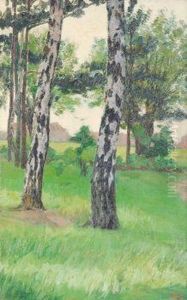 Baumbestandene Wiese by August Blunck