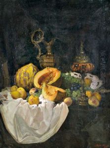 Still Life With Pitcher by Janos Pentelei-Molnar