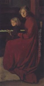 Mutter Und Kind by Anton Joseph Pepino
