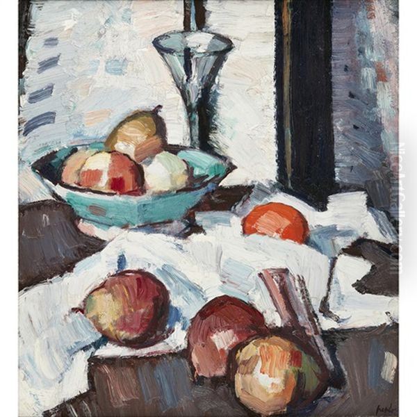 A Still Life Of Apples And Pears - view 1
