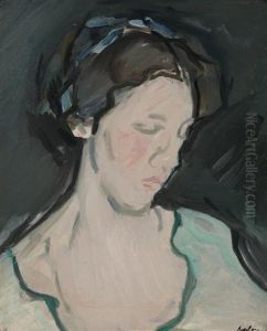 A Portrait Of A Young Woman, Thought To Be Peggy Macrae A Portrait Of A Young Woman, Thought To Be Peggy Macrae