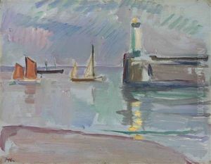 The Mouth Of The Harbour by Samuel John Peploe