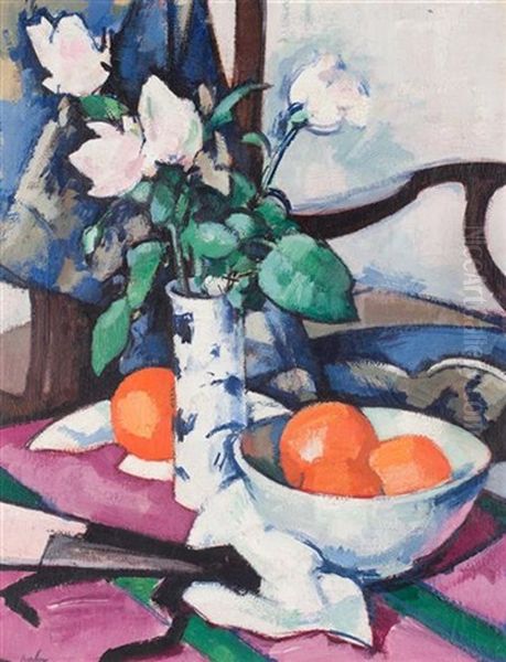 Still Life With Roses And Oranges - view 1