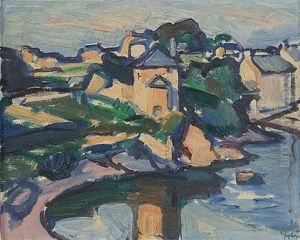 The Ile De Brehat, Brittany by Samuel John Peploe