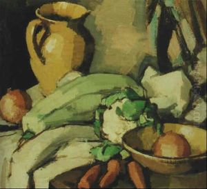 Still Life With Marrow And Carrots