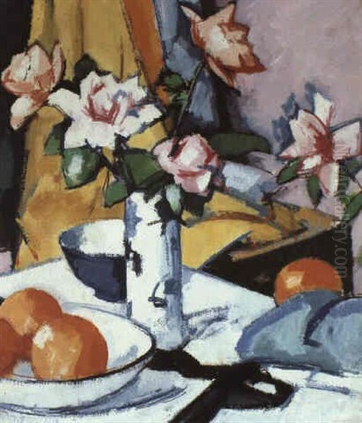 Still Life With Roses And Oranges - view 1