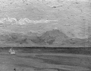 A View In The West Highlands (ben More From Staffa?) by Samuel John Peploe