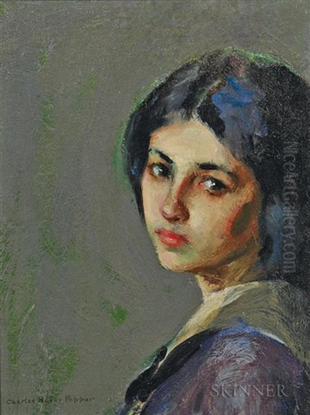 Study In Gray/a Young Woman - view 1