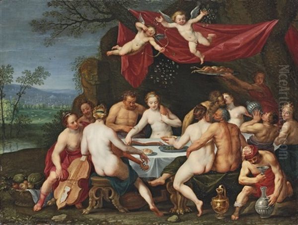 The Wedding Feast Of Bacchus And Ariadne - view 1