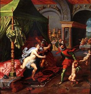 The Chastisement Of Cupid, Or Henri Iv Discovering Gabrielle D'estree's Infidelity