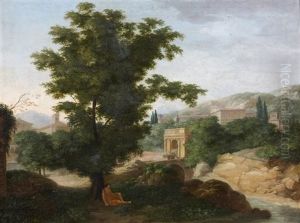 Caprice Architectural Avec L'arc De Constantin by Pierre Pequignot