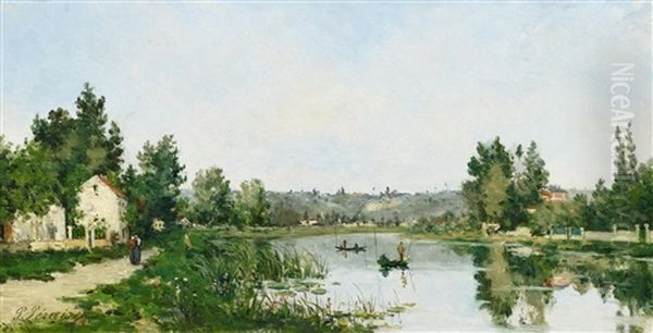 Franzosische Flusslandschaft - view 1