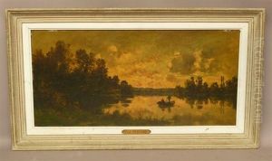 Soleil Couchant Sur L'yonne