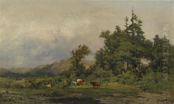 Cows Grazing - view 1