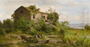 Redwood House Near Tomales Bay by Carl Von Perbandt