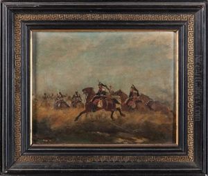 Choc De Cavalerie by Paul Emile Leon Perboyre