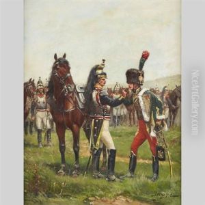 Au Cantonnement by Paul Emile Leon Perboyre
